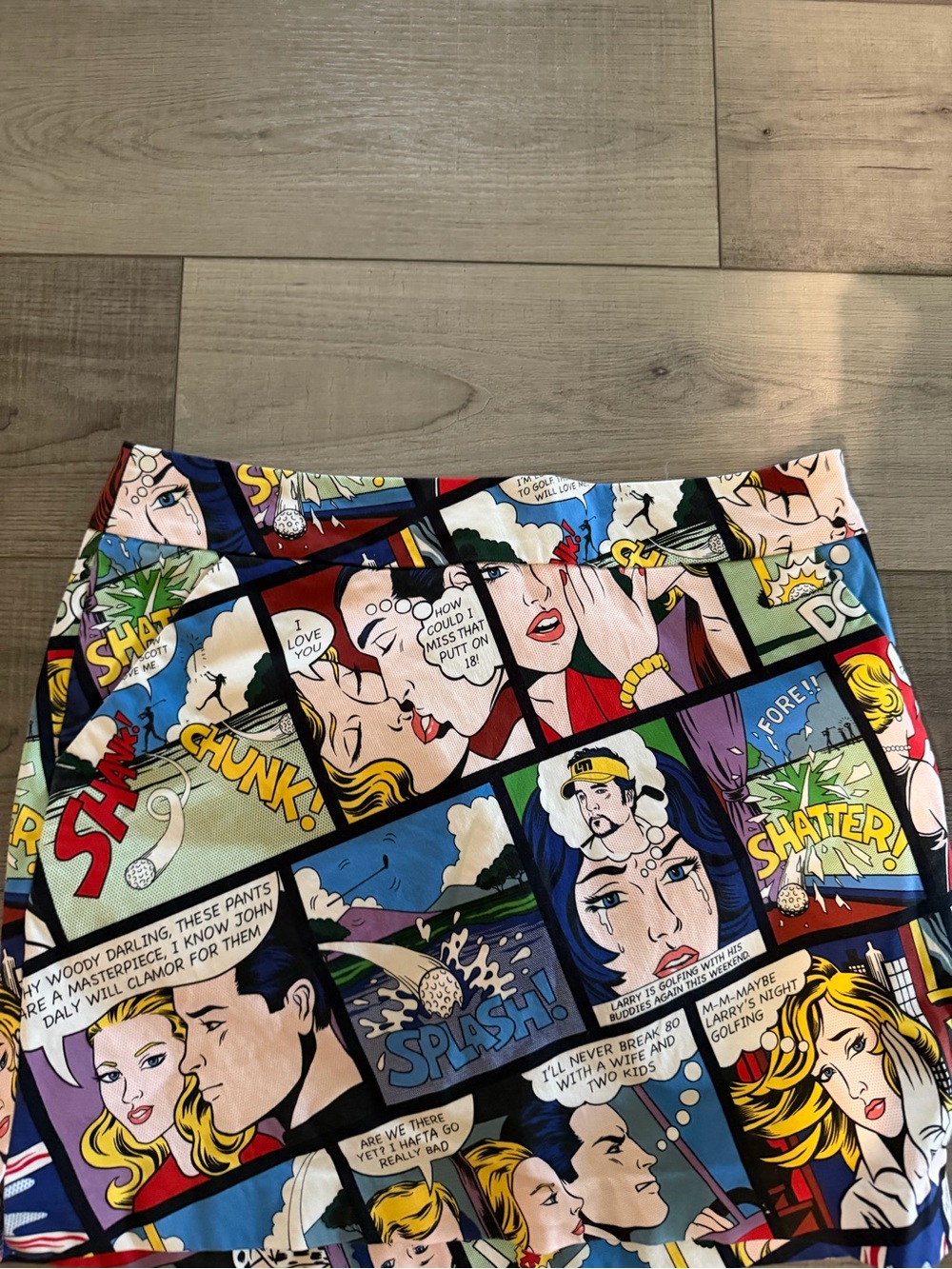 Loudmouth Comic Print Women’s skort 8 - Picture 3 of 5